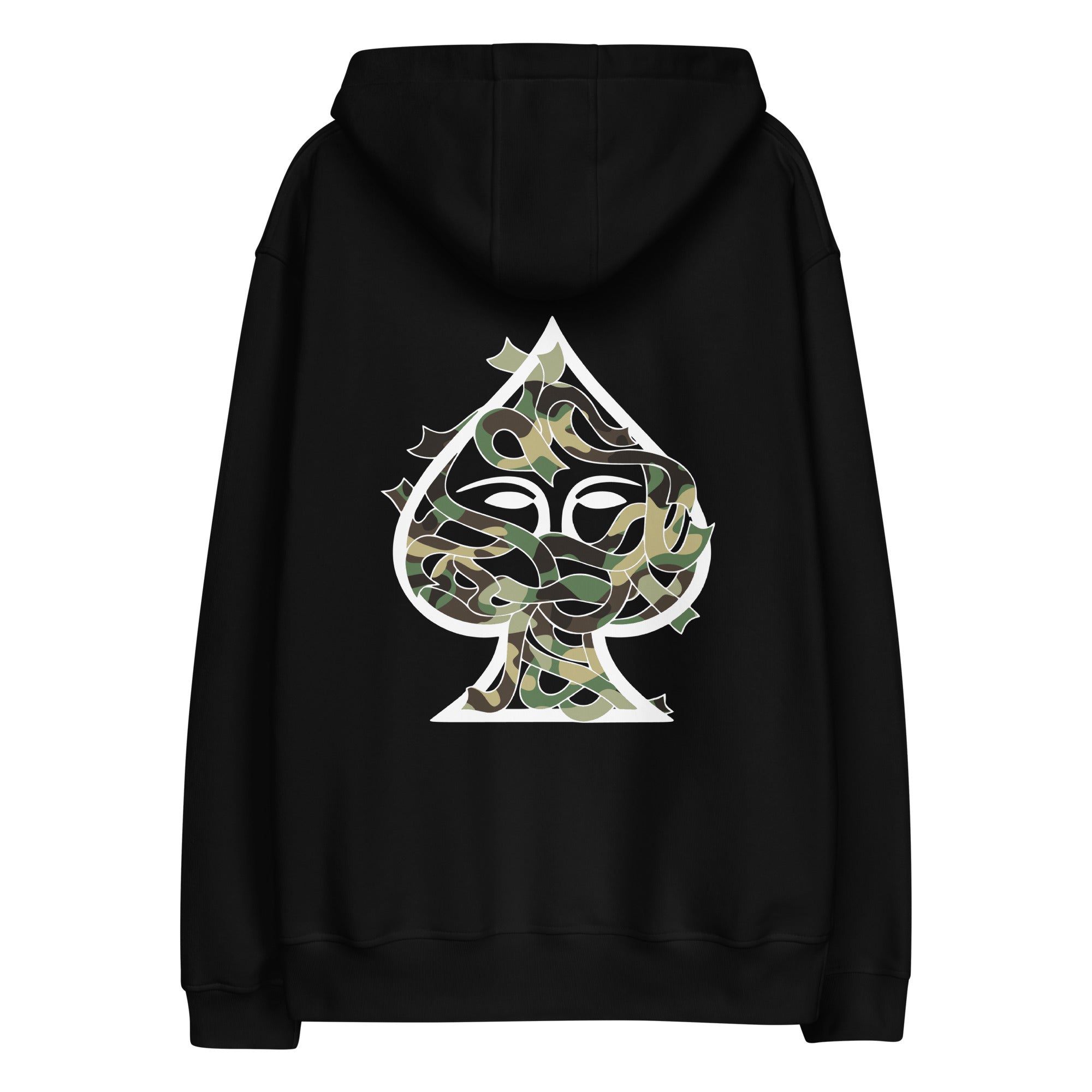 Green Camouflage Edition - Black Hoodie